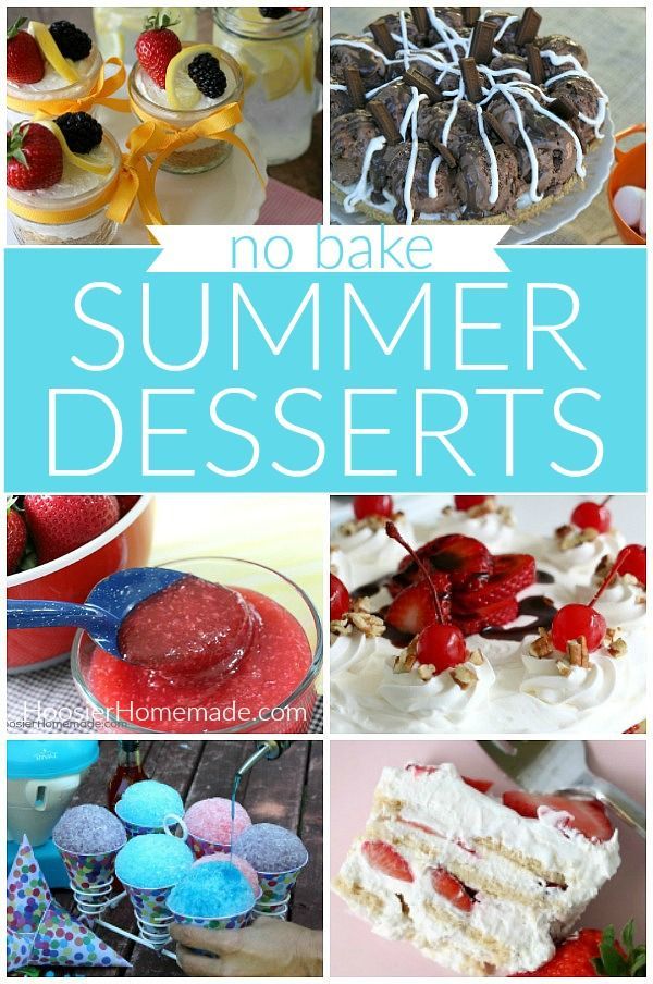 19 desserts Summer unique ideas