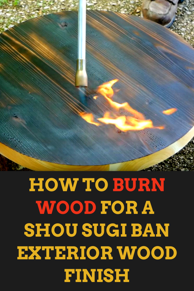 VIDEO: How to Apply Shou Sugi Ban Charred Wood Finish -   19 diy projects With Wood water ideas