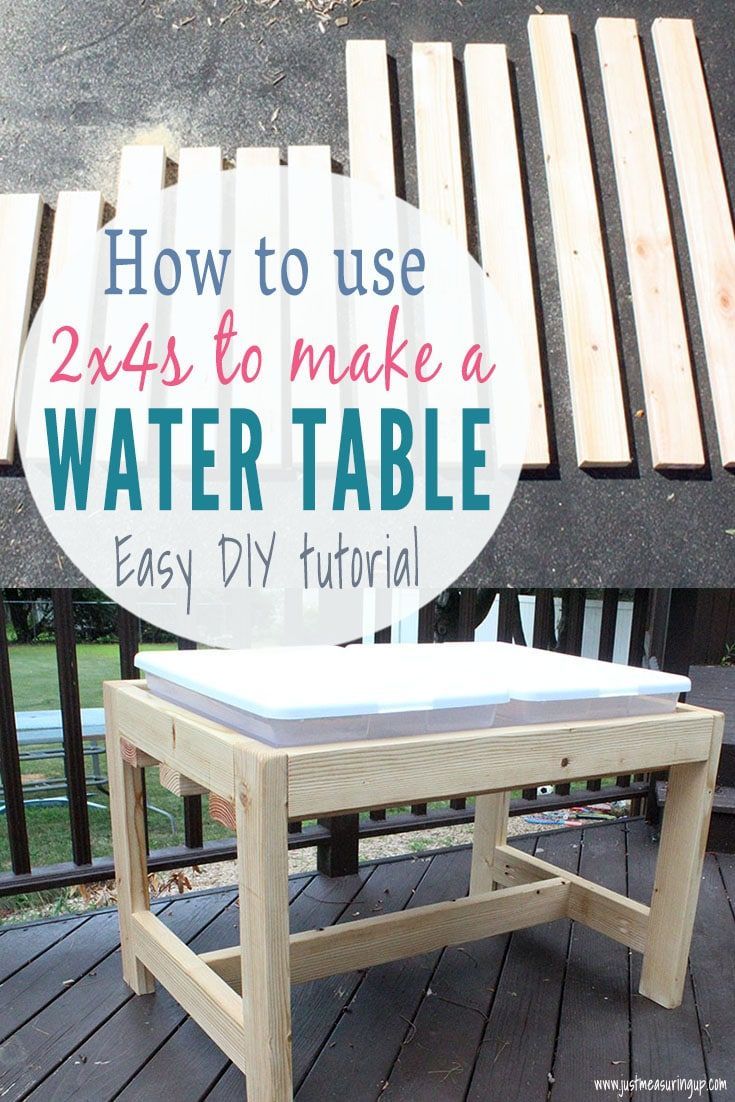How to Build a DIY Sand and Water Table | Easy Sensory Table with Lids -   19 diy projects With Wood water ideas