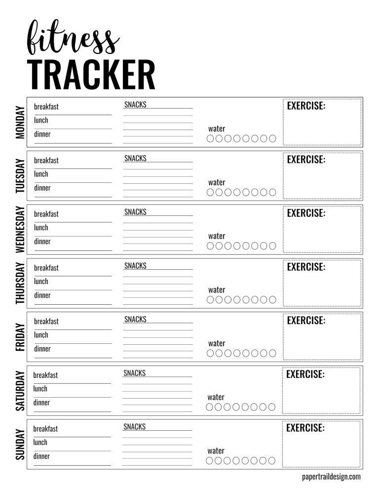 Pin on Planner -   19 fitness Goals planner ideas