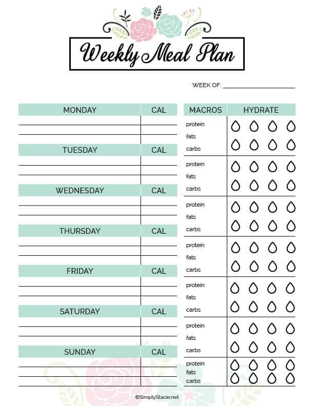 2020 Fitness Planner Free Printable -   19 fitness Goals planner ideas