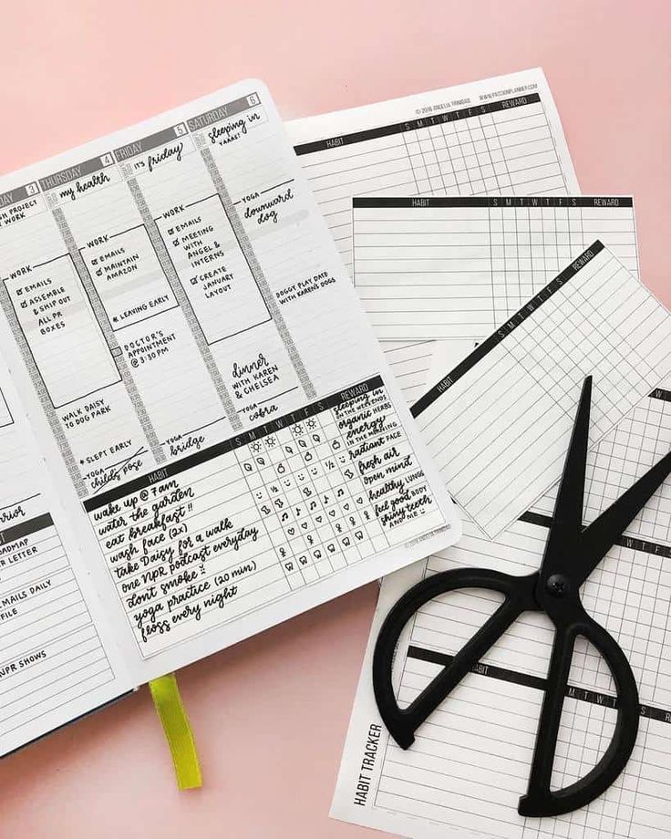 Habit Tracker Ideas -   19 fitness Goals planner ideas