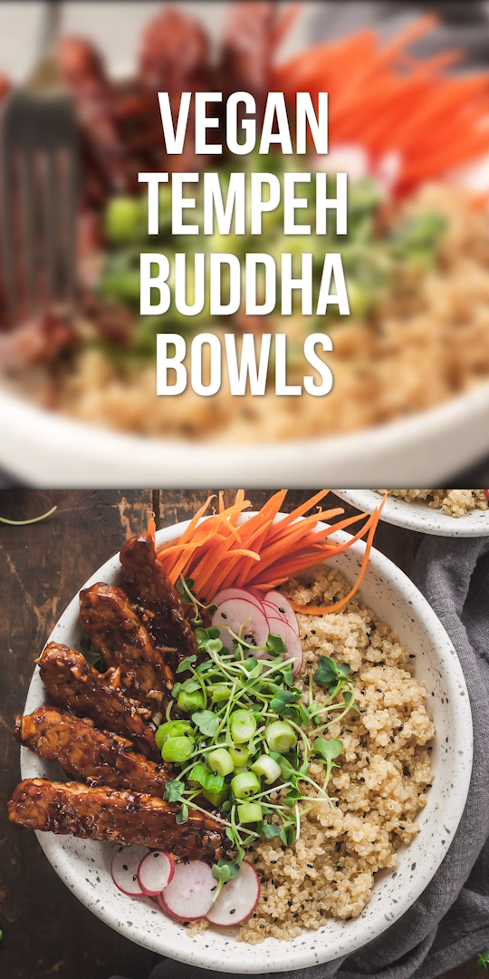 Vegan Tempeh Buddha Bowl -   19 healthy recipes For College Students eating clean ideas