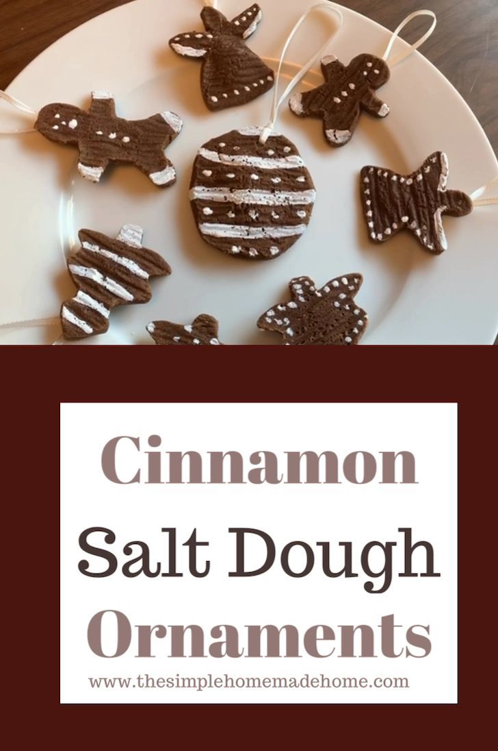Cinnamon Salt Dough Ornaments| Easy Kid Friendly Christmas Craft Project -   19 holiday Art salt dough ideas