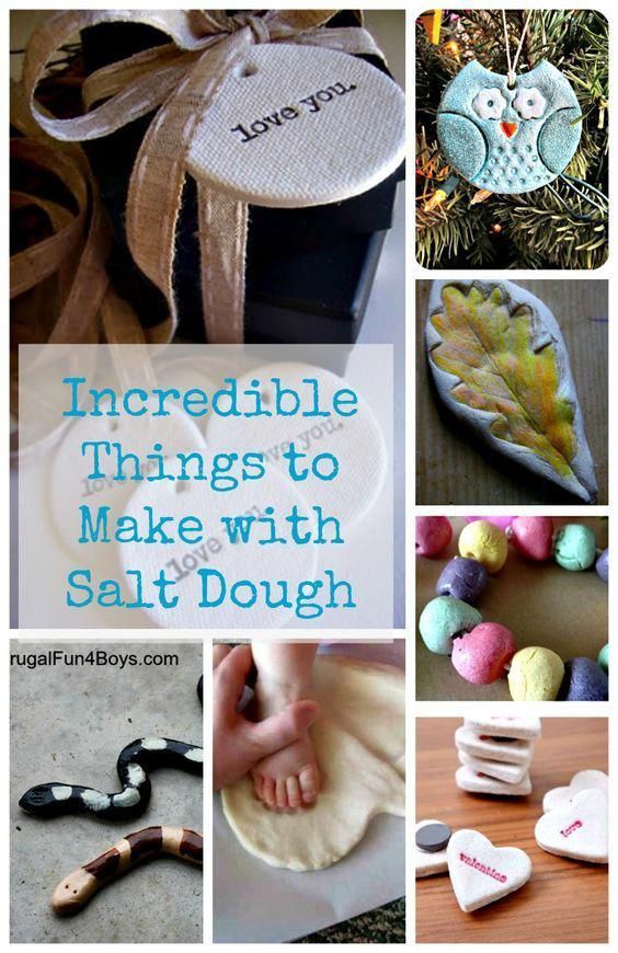 Incredible Things to Make with Salt Dough - How Wee Learn -   19 holiday Art salt dough ideas