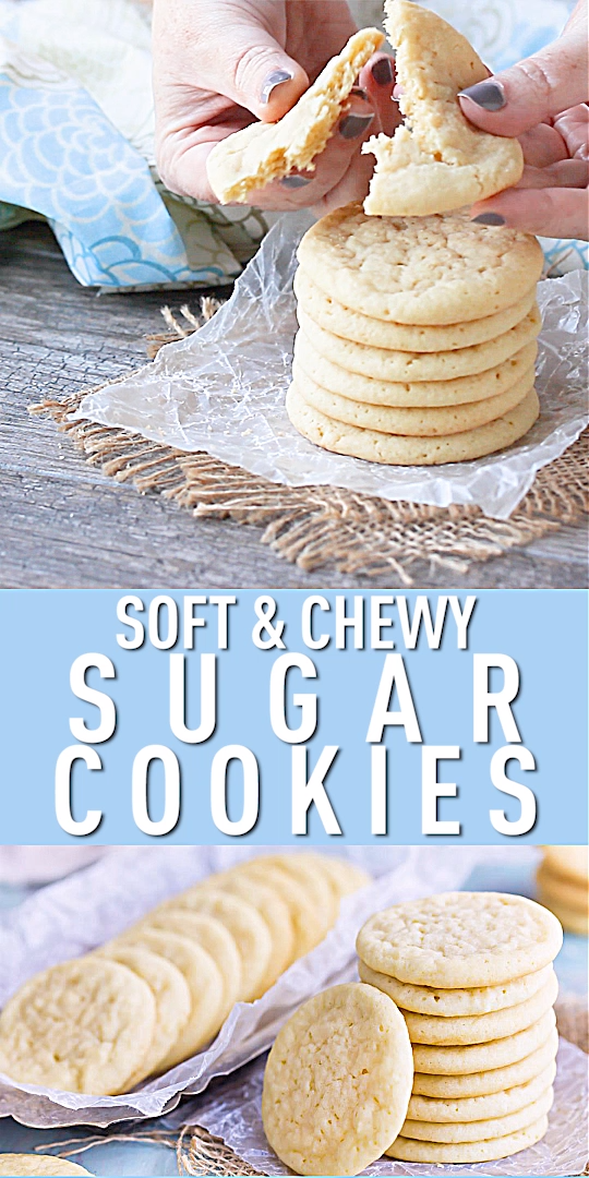 Soft & Chewy Sugar Cookies -   19 holiday Easter recipe ideas