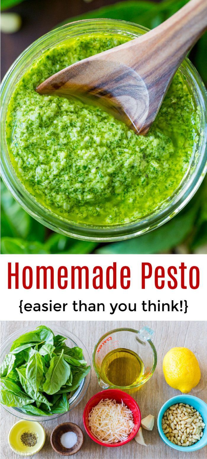 Classic Basil Pesto Recipe - NatashasKitchen.com -   19 pesto recipe ideas