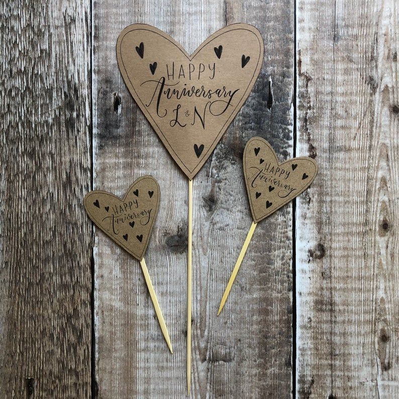 Cake Topper Personalised Hand Lettered Heart Shaped Mini Cake | Etsy -   19 small cake Drawing ideas