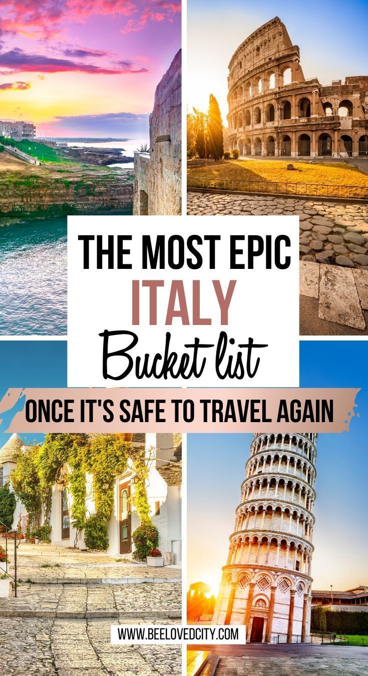19 travel destinations Italy things to ideas
