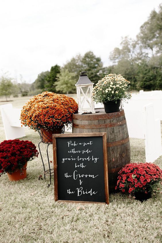 Autumn wedding colors 2019 { Blackberry + Dark Blue + Maroon + Spicy Orange + Wine } -   19 wedding Simple fall ideas