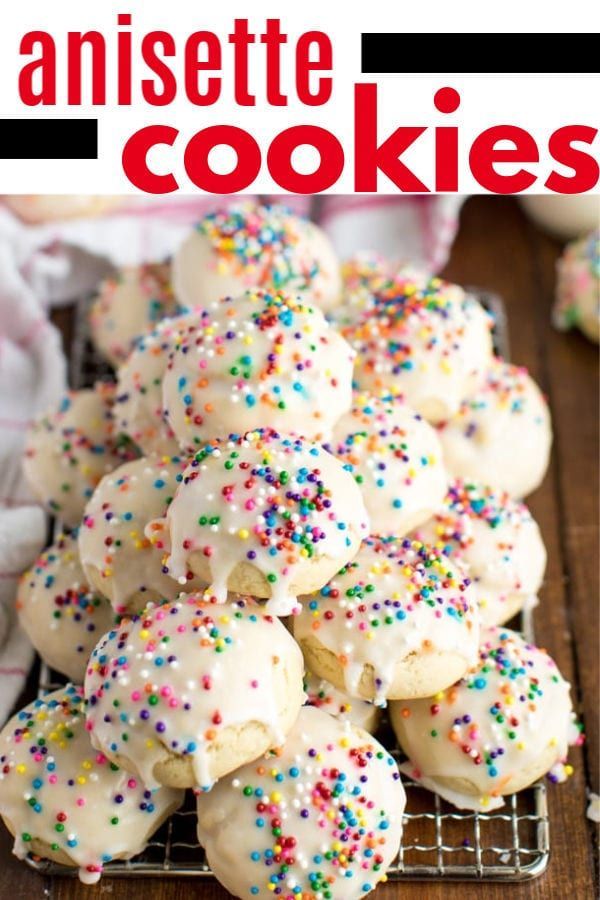 Italian Anisette Cookies -   21 cute holiday Cookies ideas