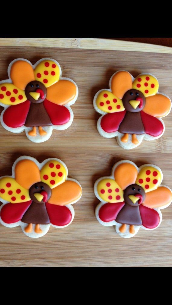 Turkey Cookies -   21 cute holiday Cookies ideas