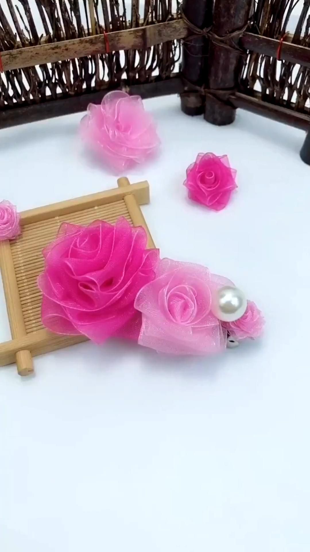 The Easy Way to Make Ribbon Flowers by Hand -   22 baby diy projects Videos ideas