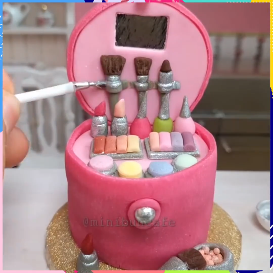 Make up box mini cake -   24 mini cake Videos ideas