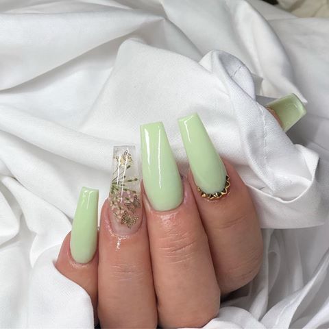 13 beauty Nails green ideas