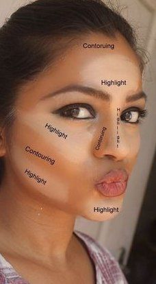 contouring makeup face -   15 makeup Tutorial highlight ideas