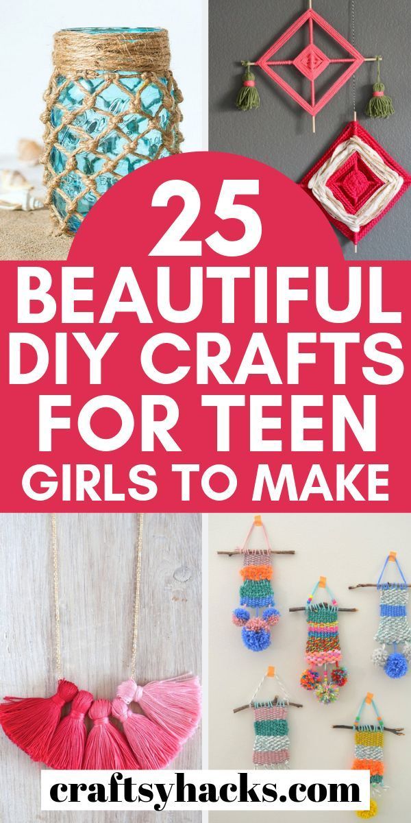 40 Super Cute DIY Crafts for Teen Girls -   16 cool diy projects For The Home ideas