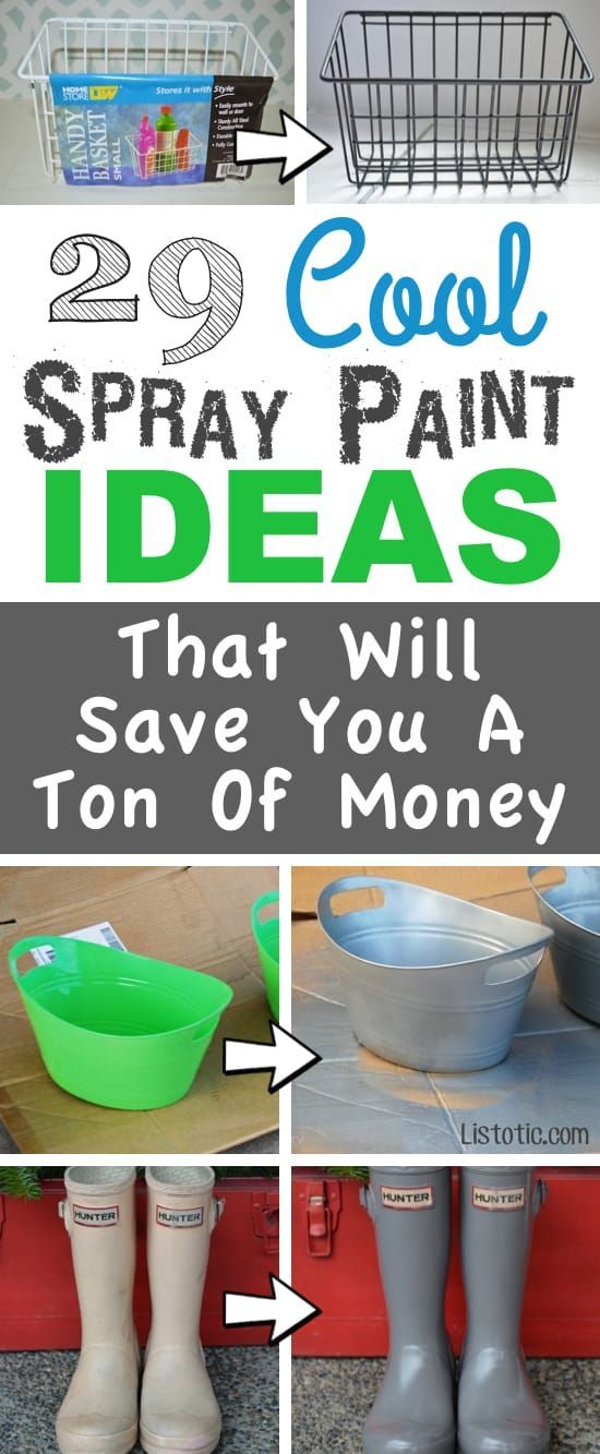 29+ Cool Spray Paint Ideas That Will Save You A Ton Of Money -   16 cool diy projects For The Home ideas