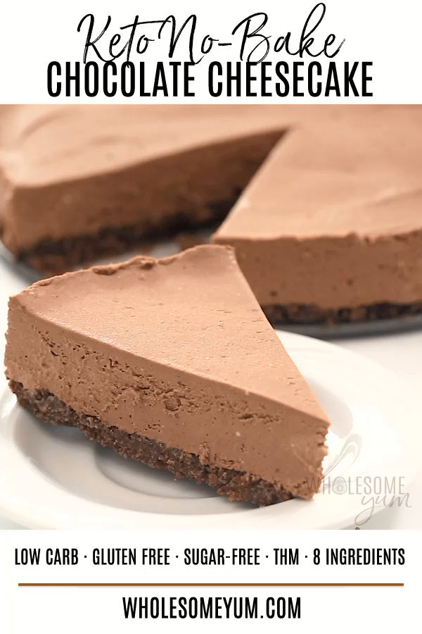 Keto Low Carb No Bake Chocolate Cheesecake -   16 diet Low Carb meals ideas