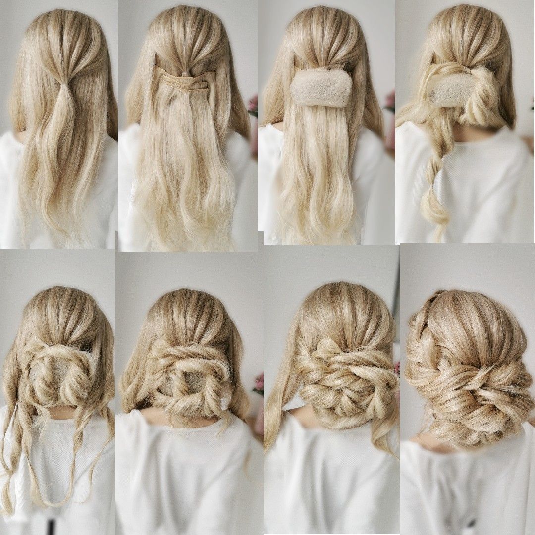 Romantic Bun -   16 hairstyles Step By Step updo ideas