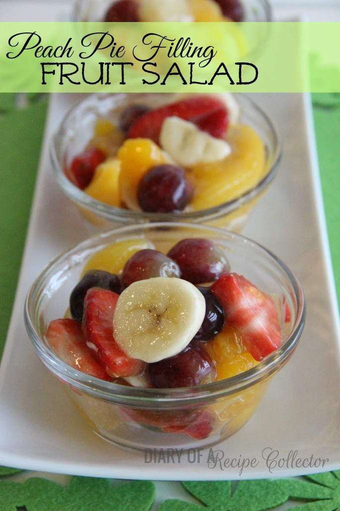 Peach Pie Filling Fruit Salad -   17 desserts Fruit facile ideas