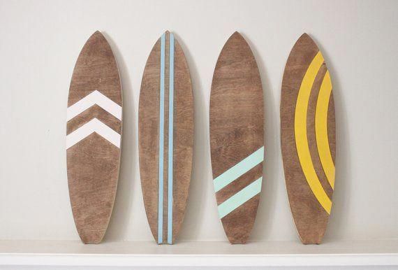Surf decor beach decor retro surf vintage wall art wood | Etsy -   17 room decor Beach wood signs ideas