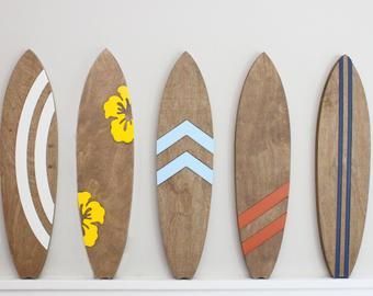 Beach Decor Surf and Starfish Reclaimed Wood 43L x | Etsy -   17 room decor Beach wood signs ideas