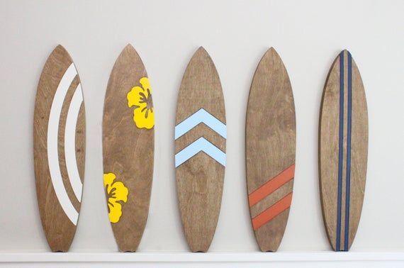 surf decor, beach decor, retro, surf, vintage, wall art, wood wall art, kids room decor, wood art, v -   17 room decor Beach wood signs ideas