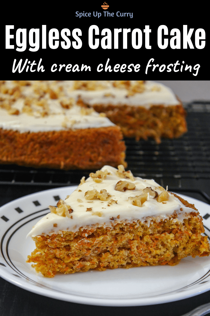 Eggless Carrot Cake Recipe - Spice Up The Curry -   18 cake Carrot eggs ideas