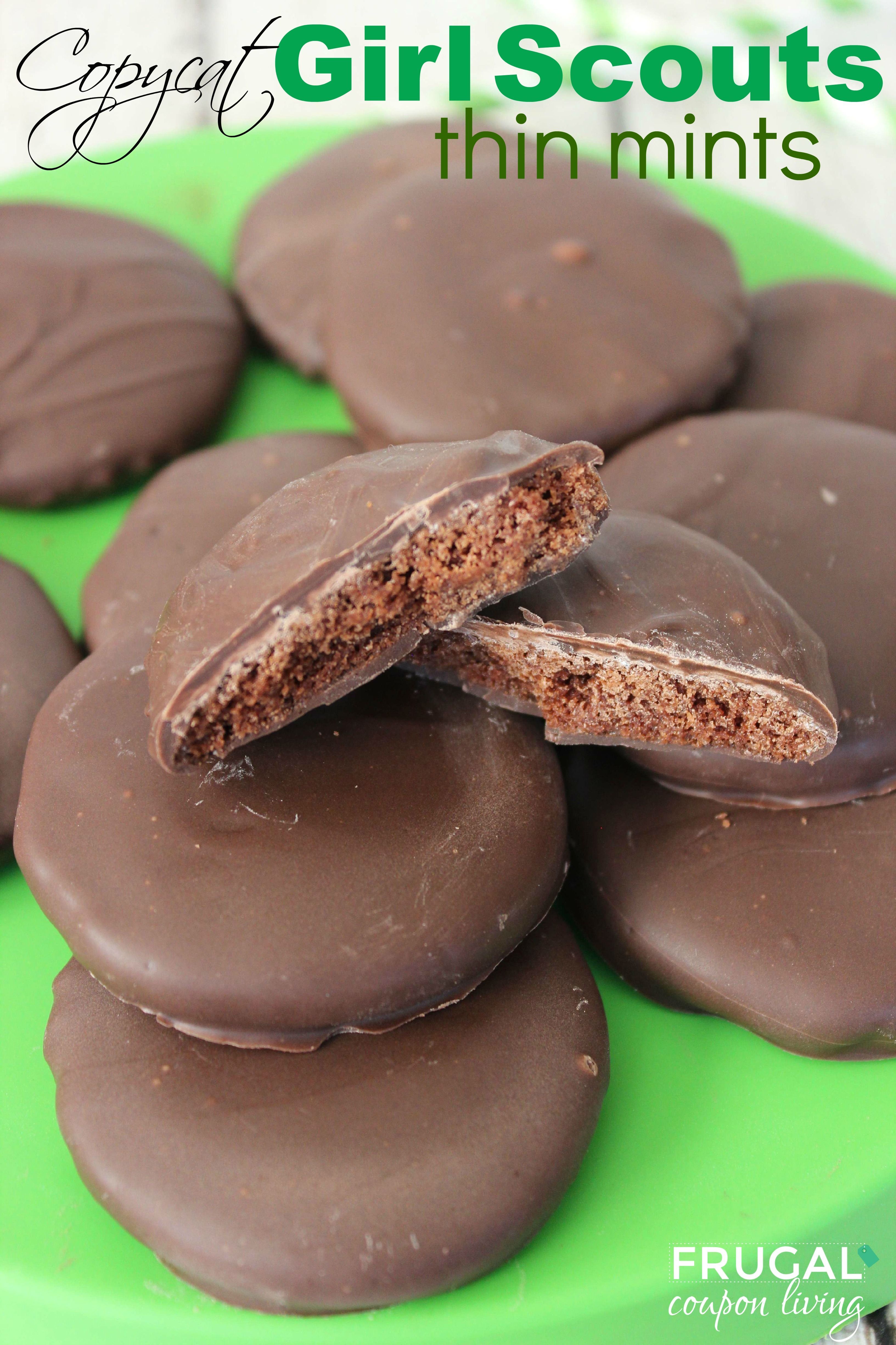 Copycat Girl Scouts Thin Mints Cookies Recipe -   18 desserts Cookies girl scouts ideas