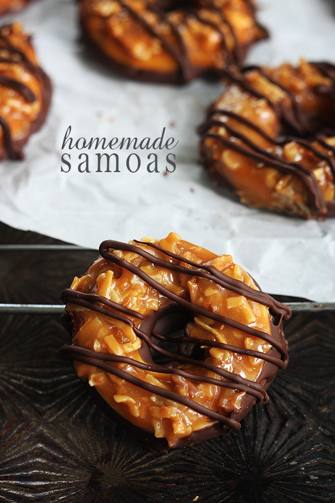 Homemade Samoas (aka: the caramel + coconut girl scout cookies) | Creme De La Crumb -   18 desserts Cookies girl scouts ideas