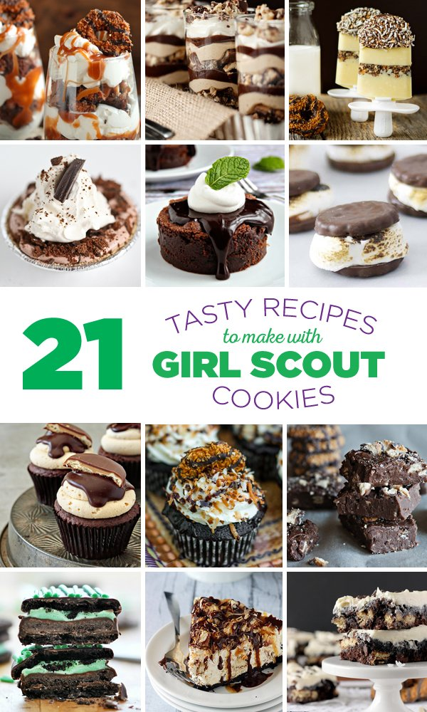 18 desserts Cookies girl scouts ideas