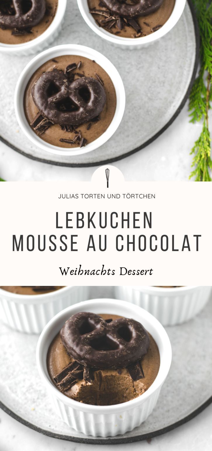 Lebkuchen Mousse au Chocolat -   18 desserts Weihnachten schokolade ideas