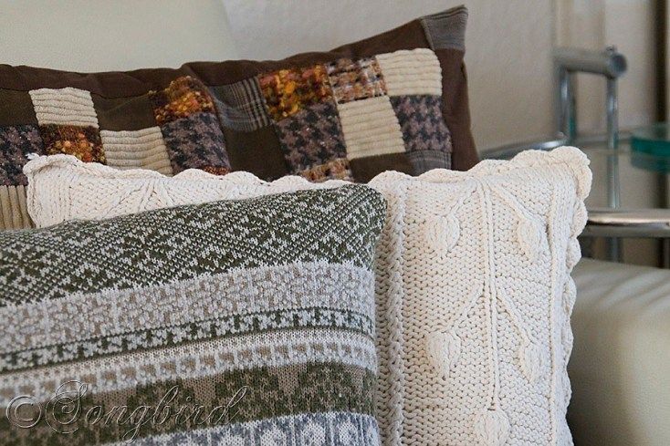 21 Ways to Reuse or Upcycle an Old Sweater -   18 DIY Clothes Sweater pillow covers ideas