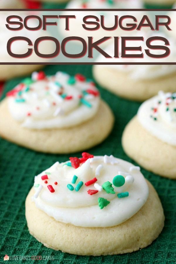 Soft Sugar Cookies -   19 best holiday Cookies ideas