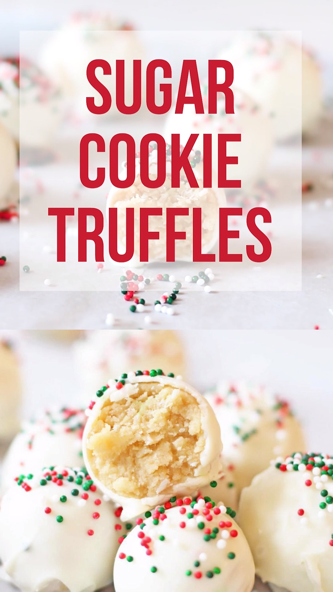 Sugar Cookie Truffles -   19 best holiday Cookies ideas