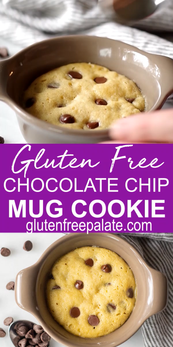 Chocolate Chip Mug Cookie | Gluten Free -   19 desserts Gluten Free eggs ideas