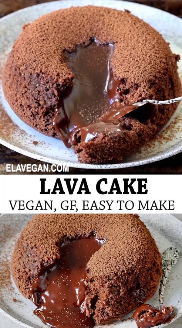 VEGAN LAVA CAKE -   19 desserts Gluten Free eggs ideas