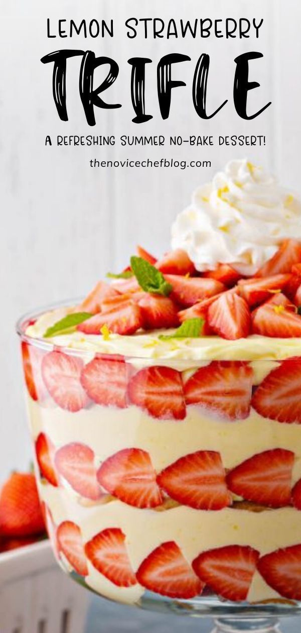 19 desserts Strawberry trifle ideas