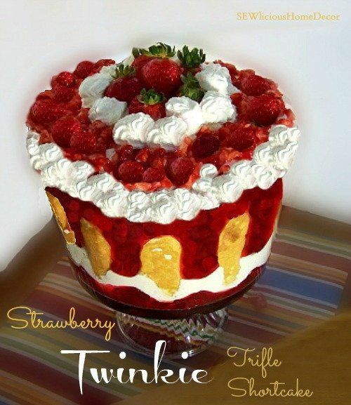 Strawberry Twinkie Trifle Shortcake -   19 desserts Strawberry trifle ideas