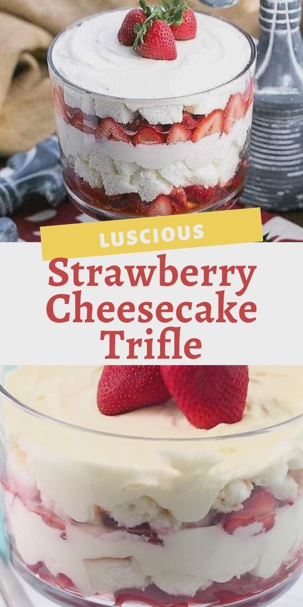 19 desserts Strawberry trifle ideas