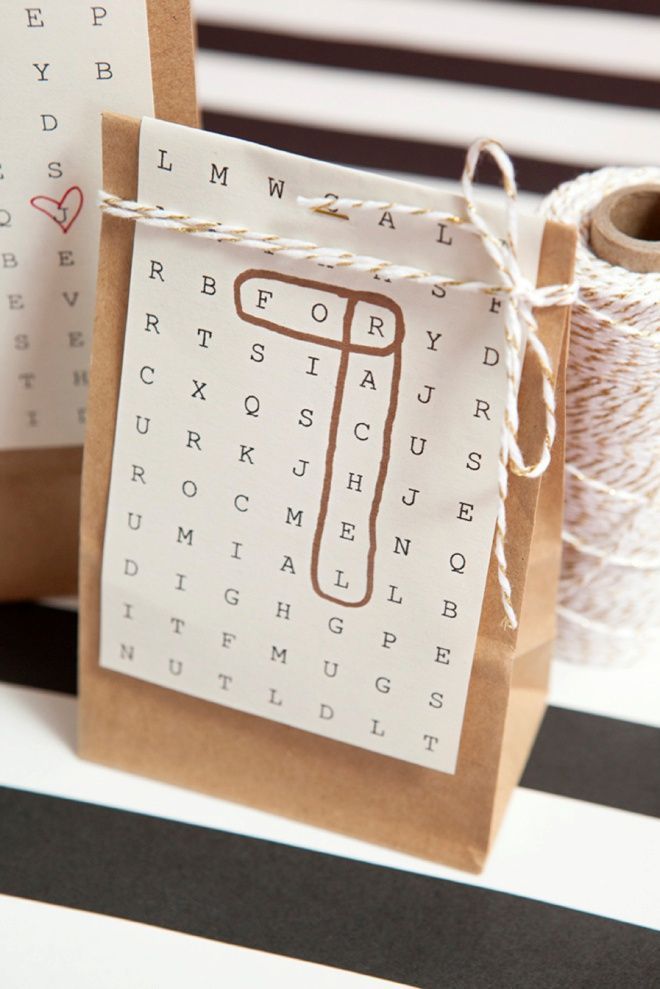 Editable + Printable Word Search Gift Wrap For FREE! -   19 diy Paper print ideas