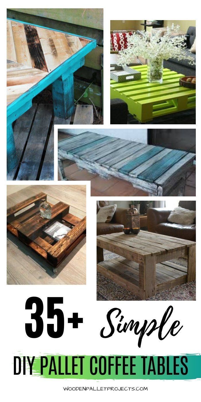 35+ simple diy pallet coffee tables -   19 diy projects Awesome coffee tables ideas