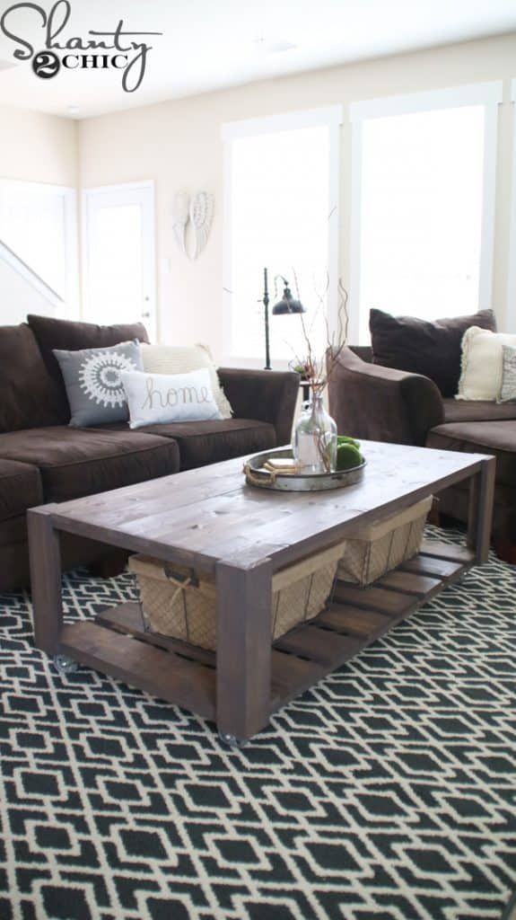 30 Easy DIY Farmhouse Coffee Table Projects with Free Plans - Joyful Derivatives -   19 diy projects Awesome coffee tables ideas