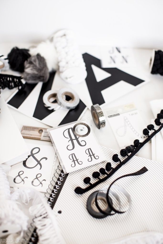 Black and White School Supplies | Just Destiny -   19 diy School Supplies black and white ideas