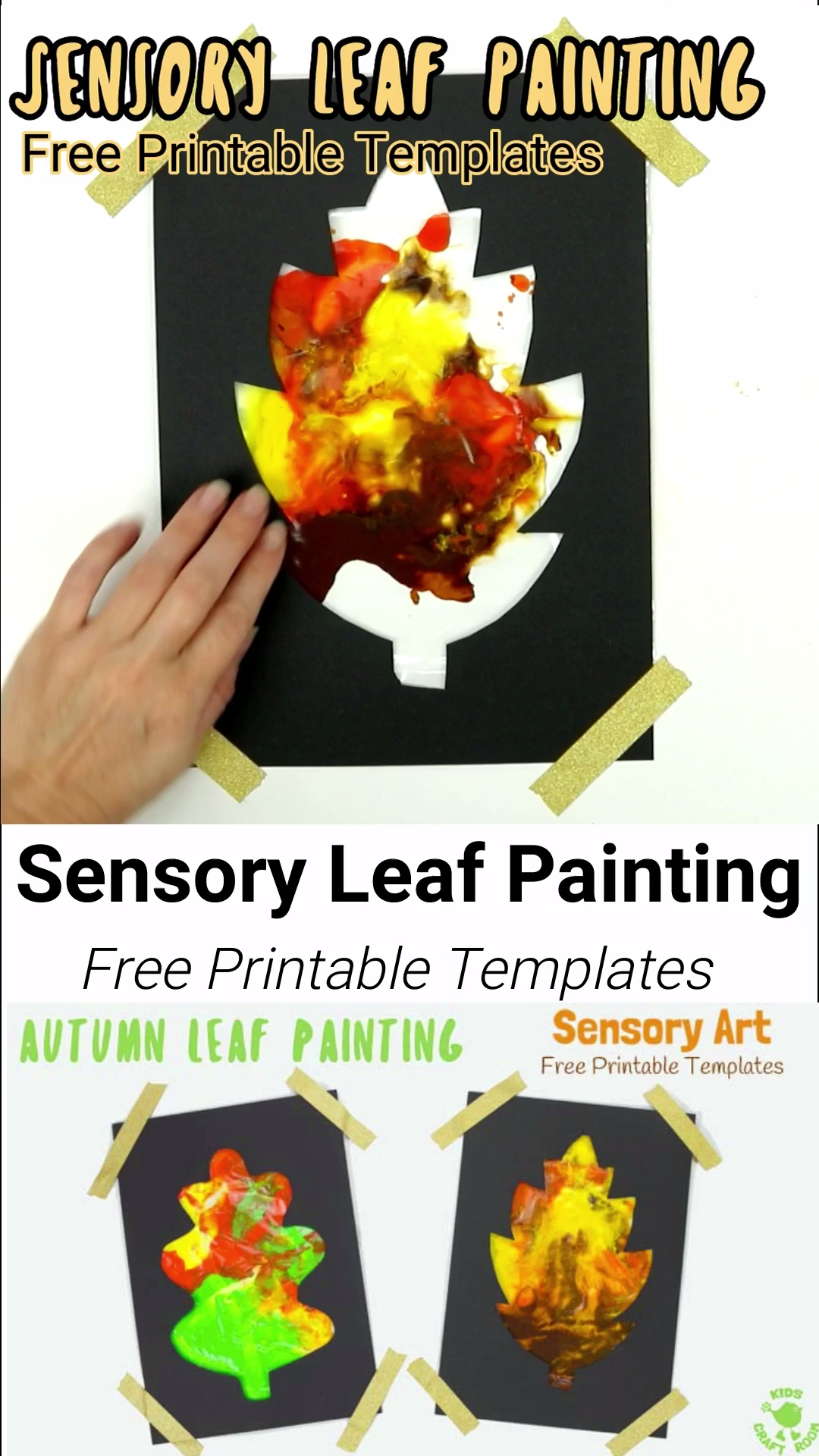 Sensory Leaf Art -   19 fall diy projects For Kids ideas