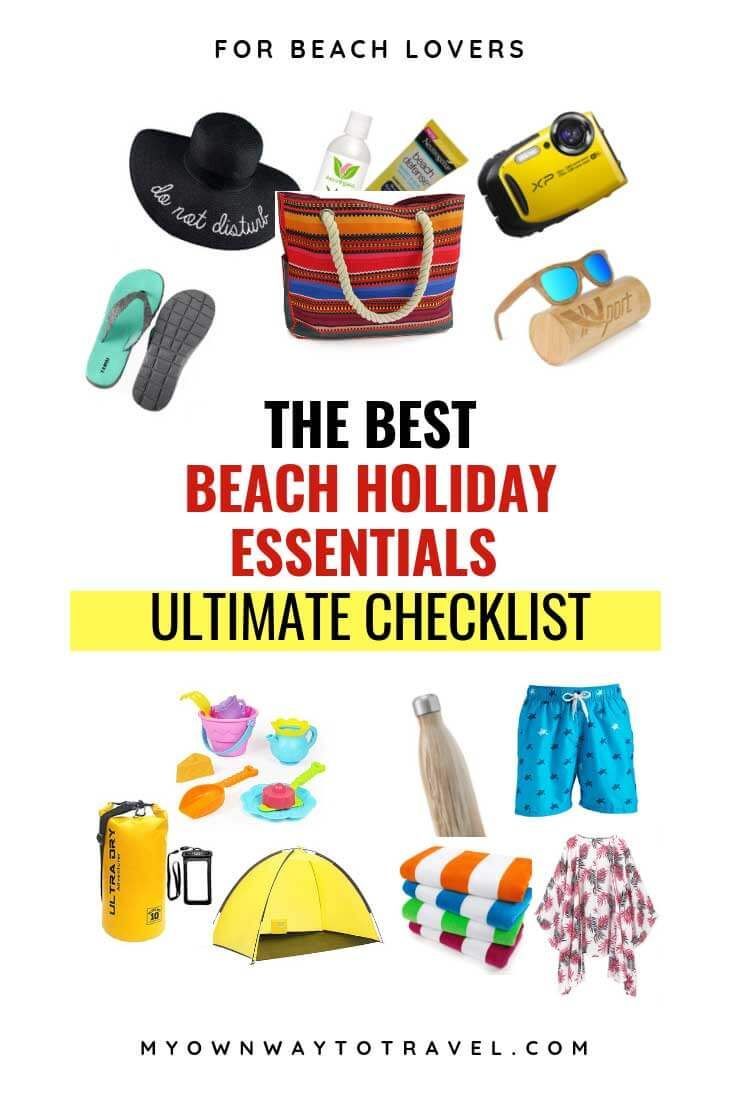 Best Beach Holiday Essentials (Ultimate Checklist) -   19 holiday Essentials things to ideas