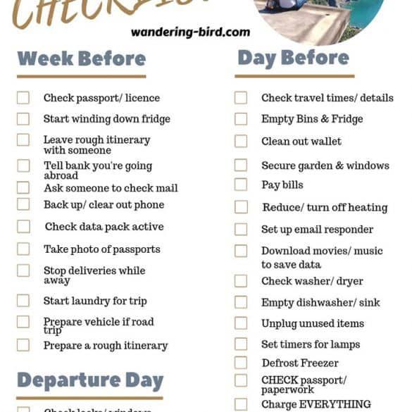 FREE Pre Travel Checklist! 15 Essential things to do before your holiday -   19 holiday Essentials things to ideas