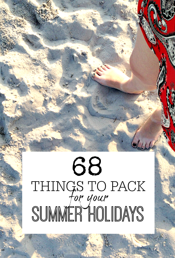 Summer holiday checklist - 68 items you should consider packing -   19 holiday Essentials things to ideas