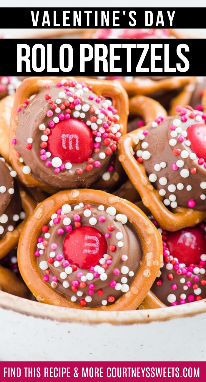 Rolo Pretzels Valentine's Day Treats -   19 valentine desserts For Kids ideas